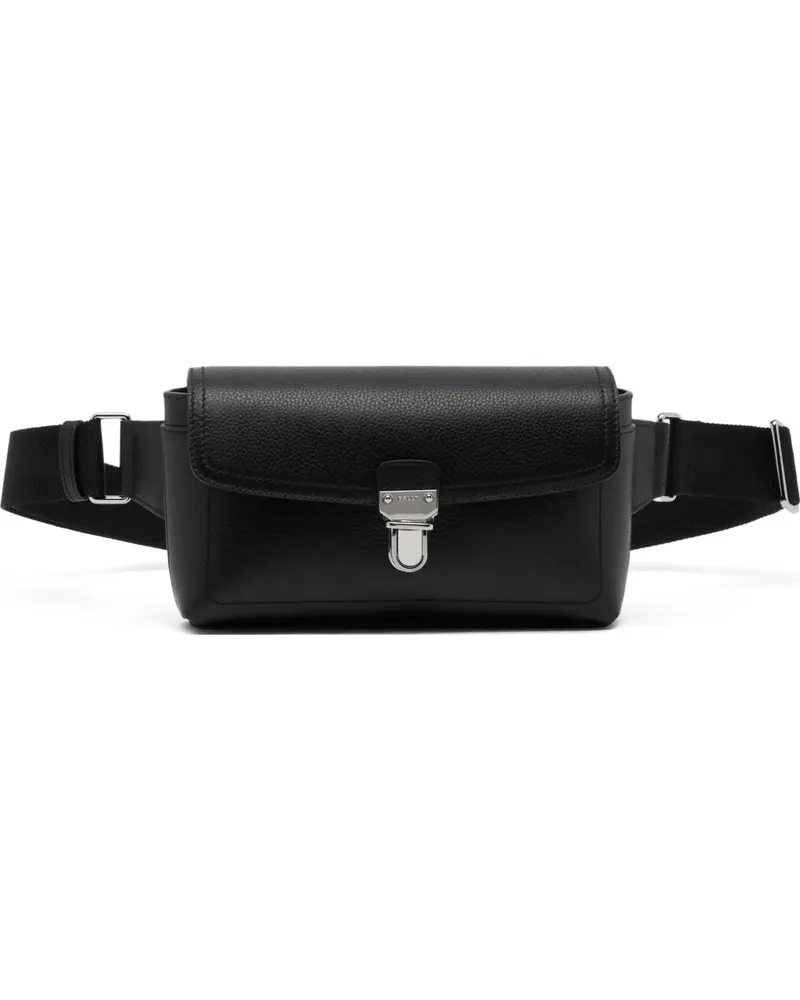 Bally Capitol grained-leather belt bag - Schwarz Schwarz