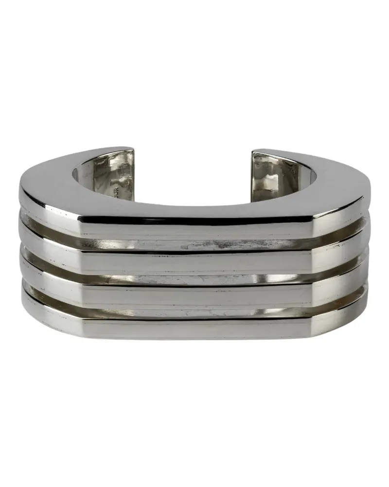 Parts Of Four Crescent Plane Armband aus Sterlingsilber Silber