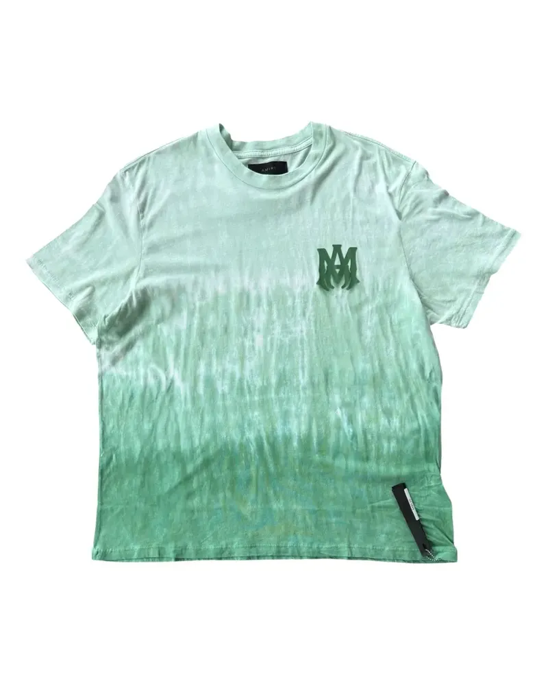 Amiri MA T-Shirt mit Batikmuster - Grün Grün