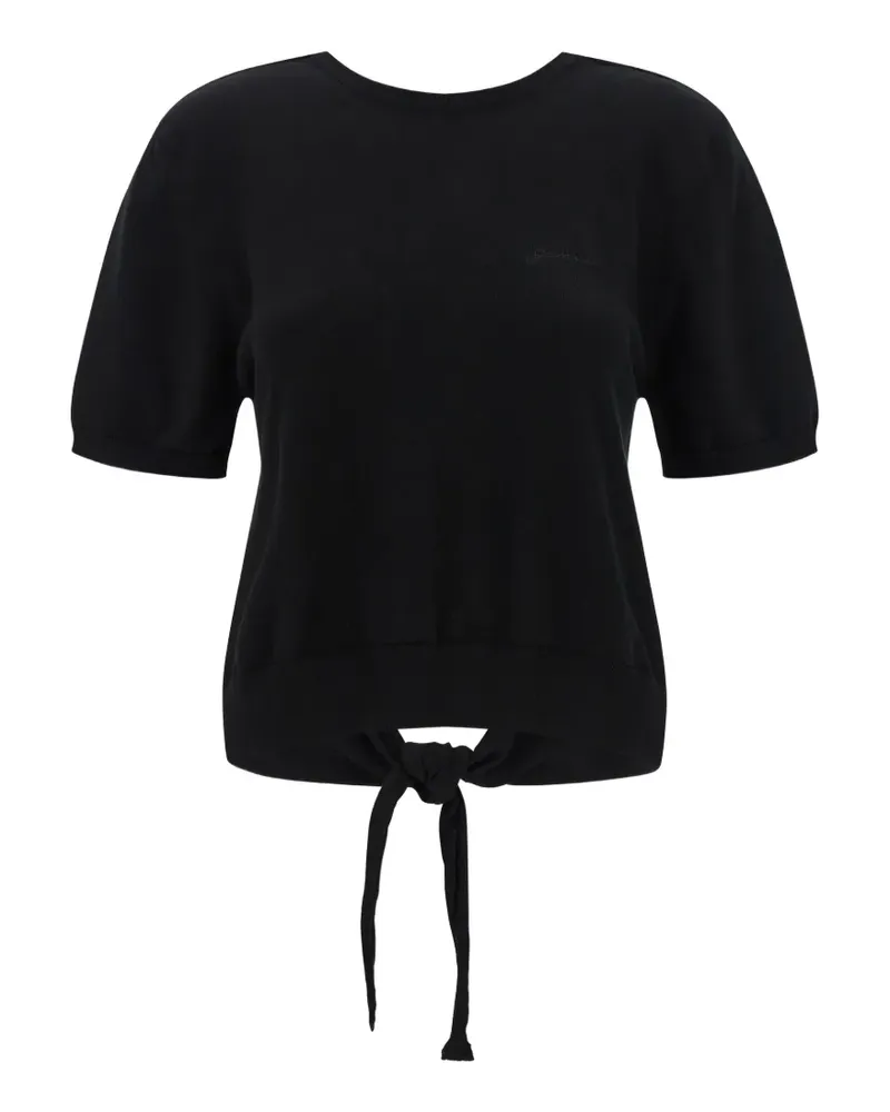 Ganni Bestickter Pullover - Schwarz Schwarz