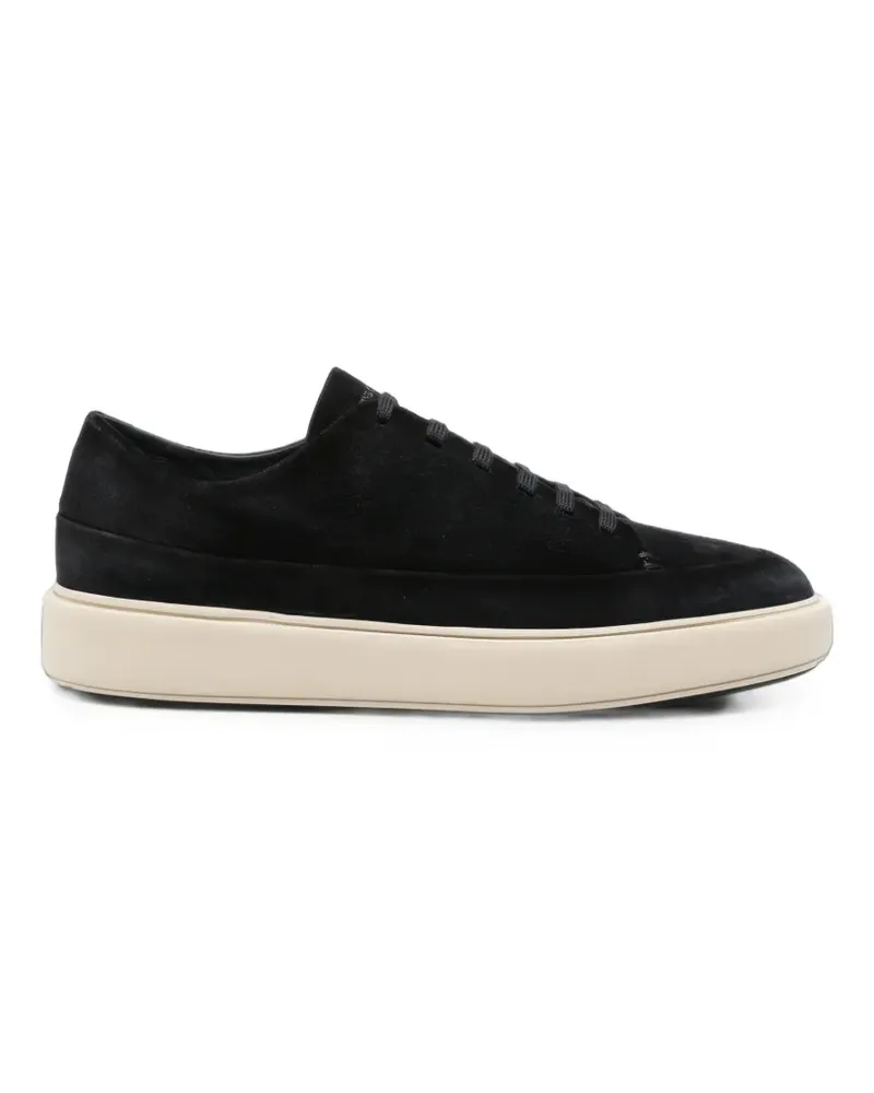 Officine Creative Italia suede panelled sneakers - Blau Blau