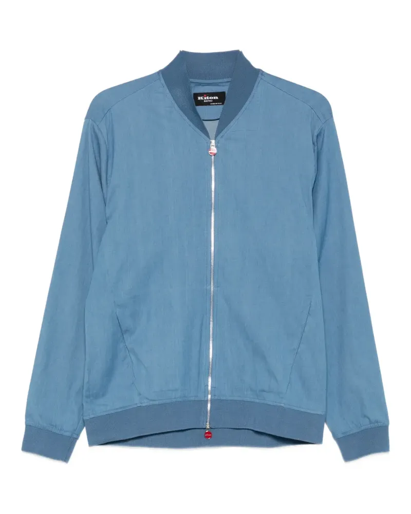 Kiton zip-front jacket - Blau Blau