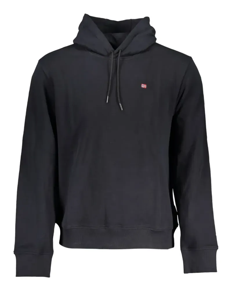 Napapijri Balis logo-patch drawstring hoodie - Blau Blau