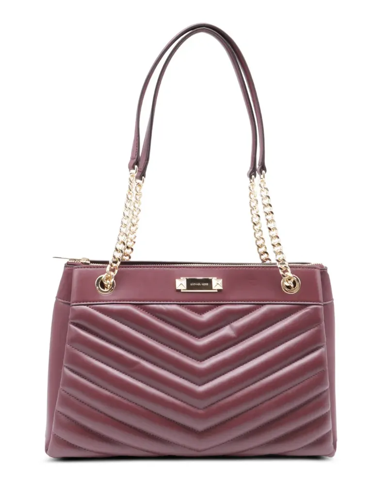 Michael Kors medium Whitney quilted chain tote bag - Rot Rot