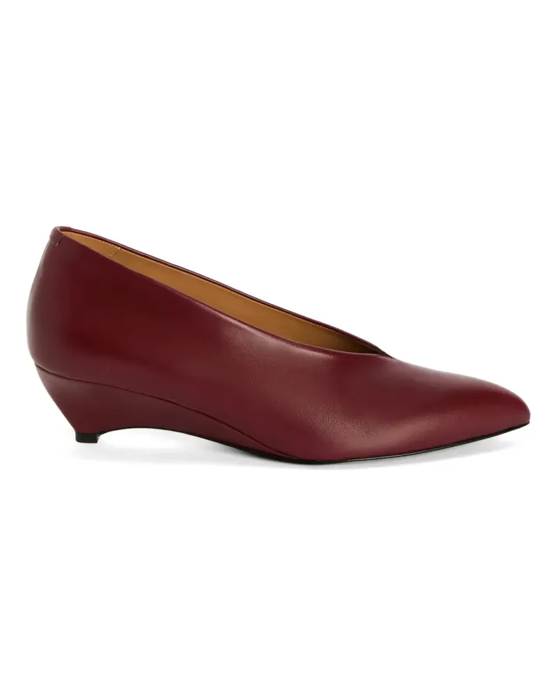 Jil Sander Pumps mit spitzer Kappe - Rot Rot