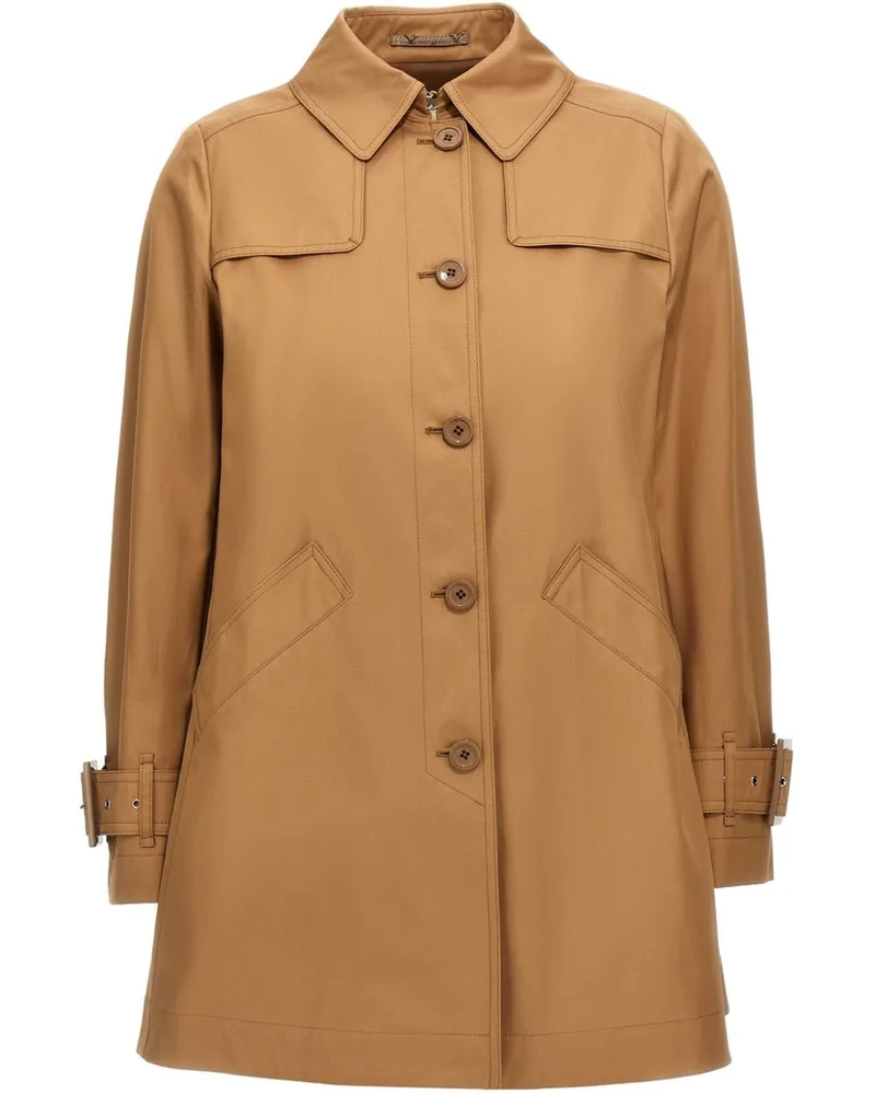 Herno Kurzer Trenchcoat - Nude Nude