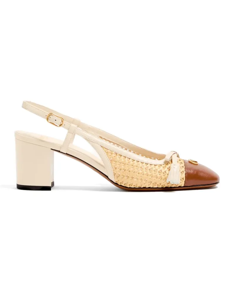 Valentino Garavani Valet du Roi Slingback-Pumps - Nude Nude