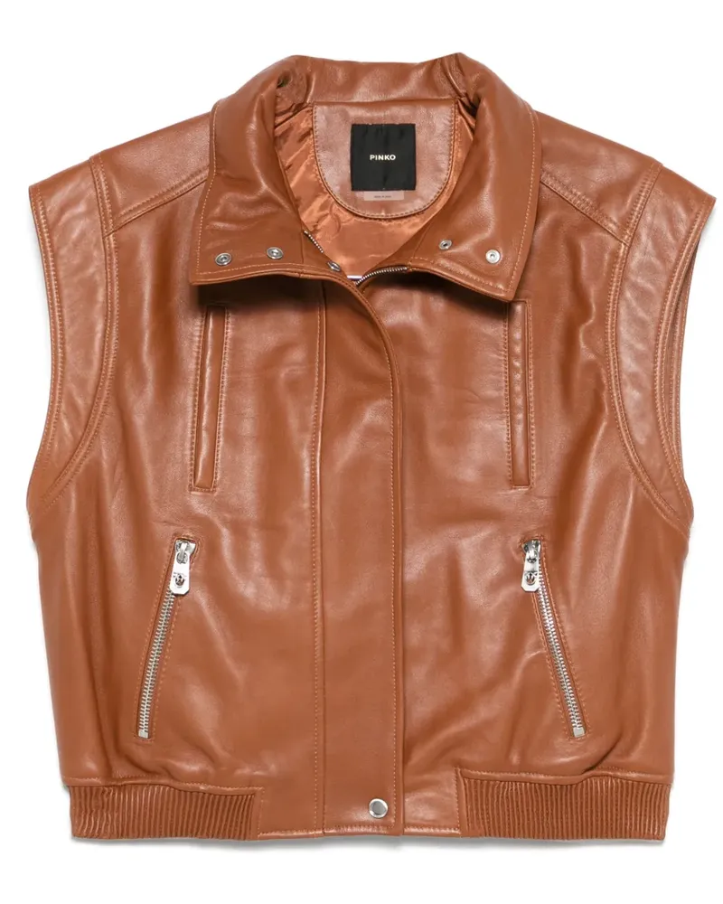 Pinko Gambia Weste - Braun Braun