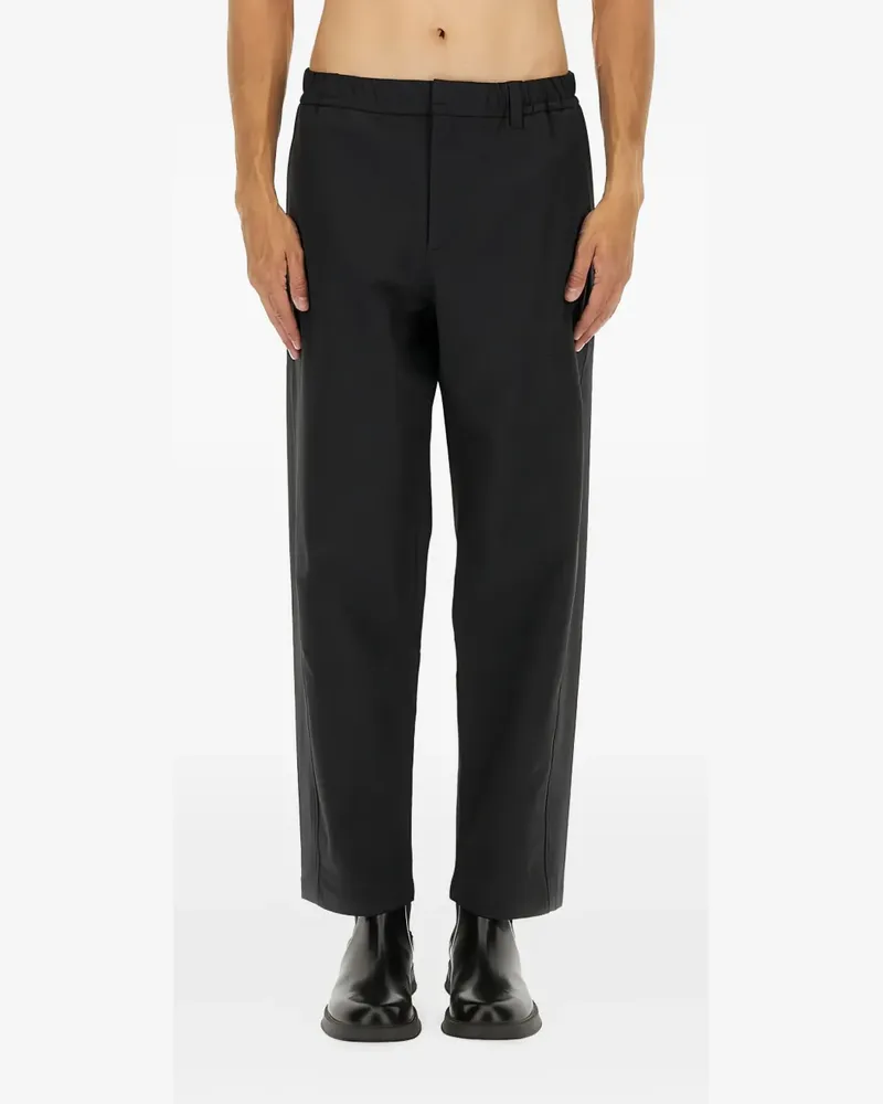 Herno Hose mit elastischem Bund - Schwarz Schwarz