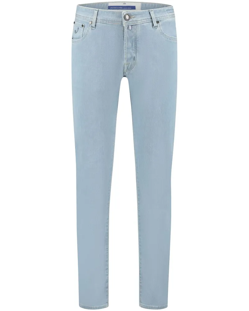 Jacob Cohën Nick Slim-Fit-Jeans - Blau Blau