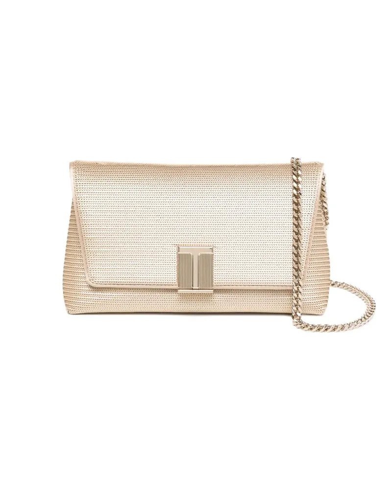 Tom Ford Nobile Mini-Tasche mit Kettenriemen - Nude Nude