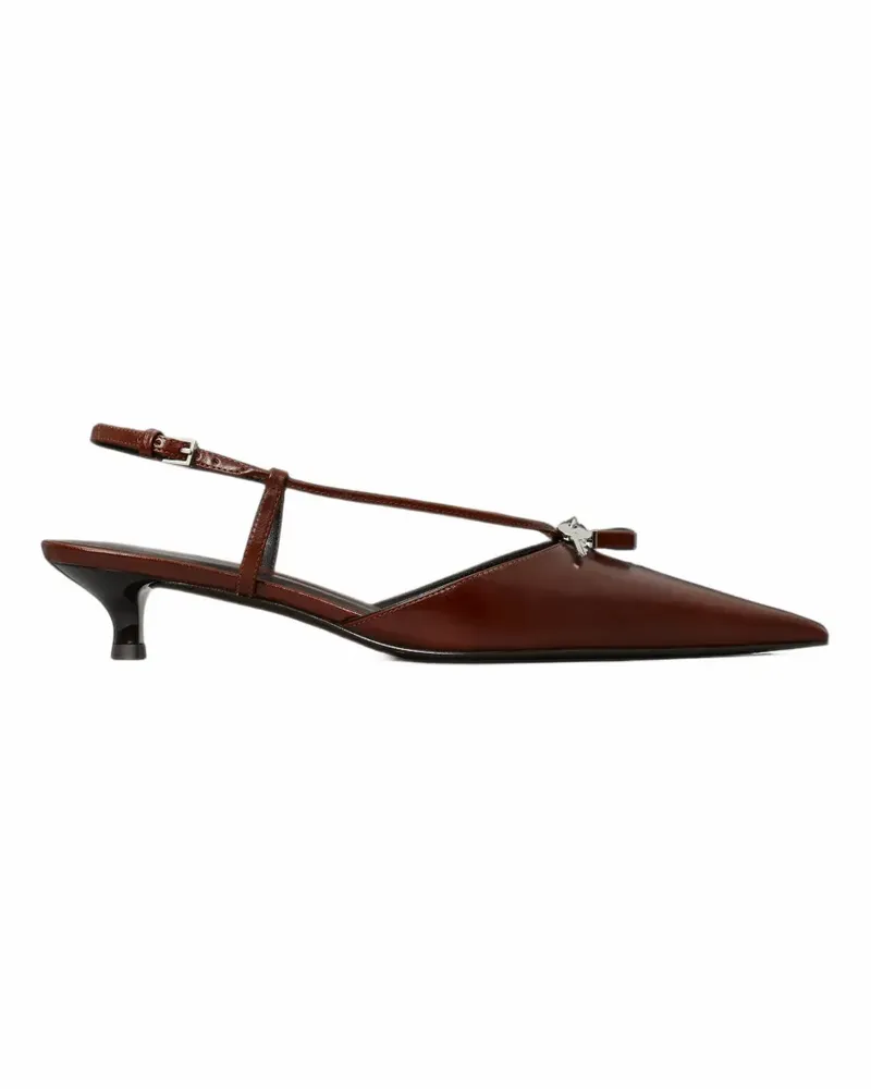 Tory Burch Lock Pumps mit niedrigem Absatz - Braun Braun