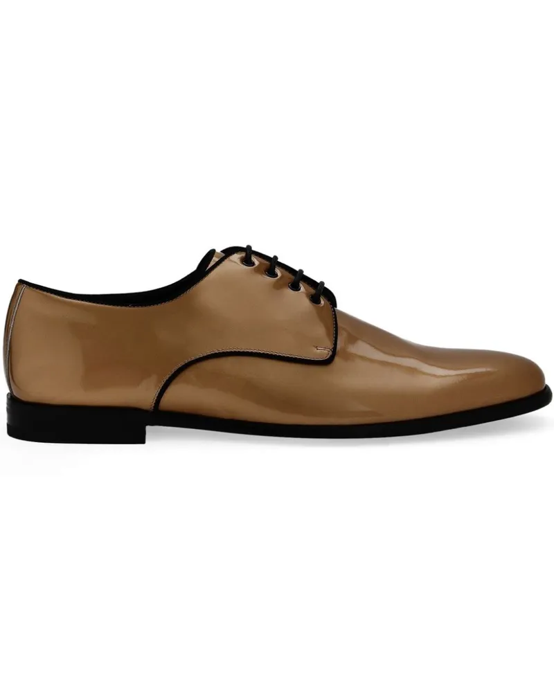 Dolce & Gabbana Derby-Schuhe aus Bronze - Braun Braun