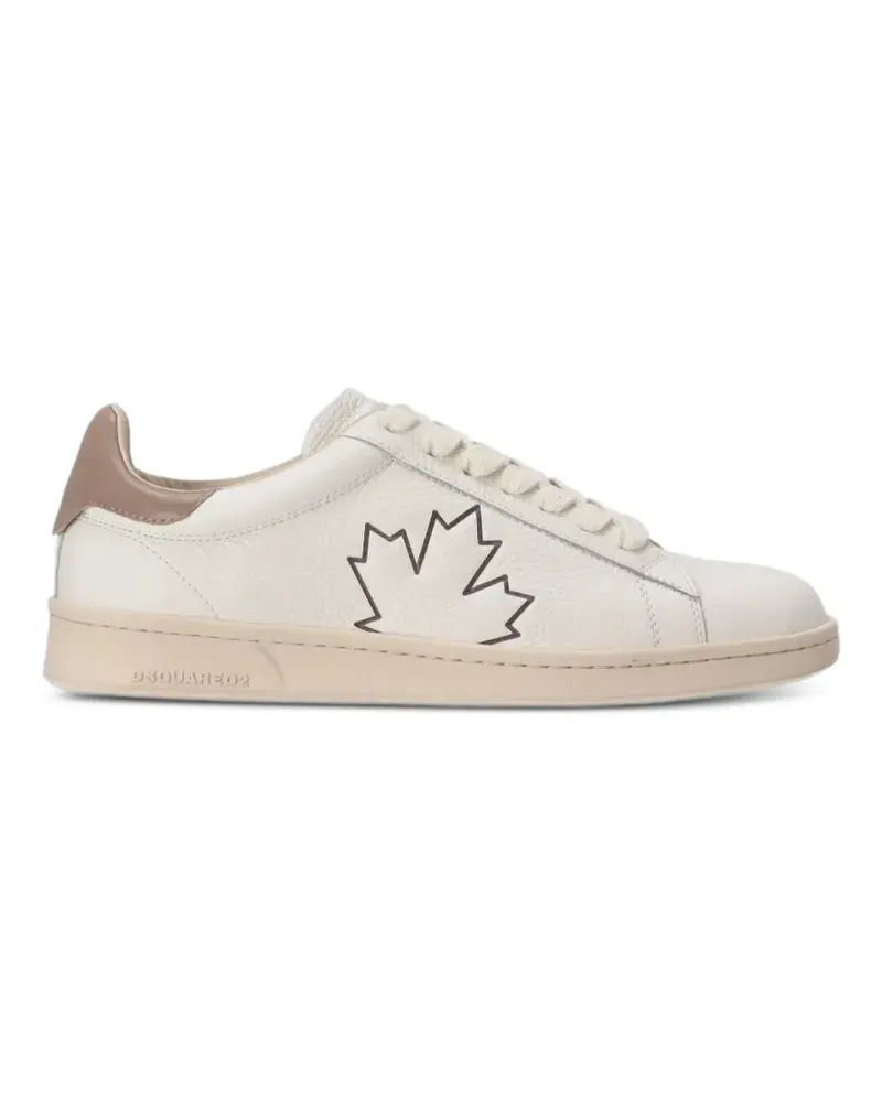 Dsquared2 Sneakers mit Blattverzierung - Nude Nude