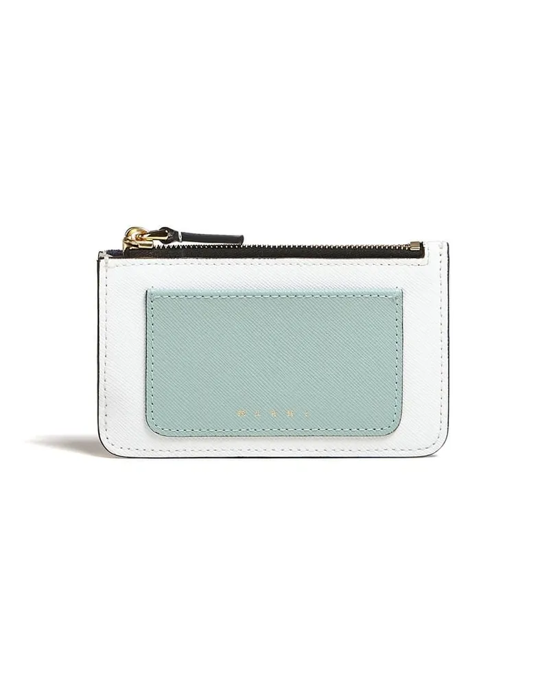 Marni Portemonnaie mit Logo-Prägung - Nude Nude