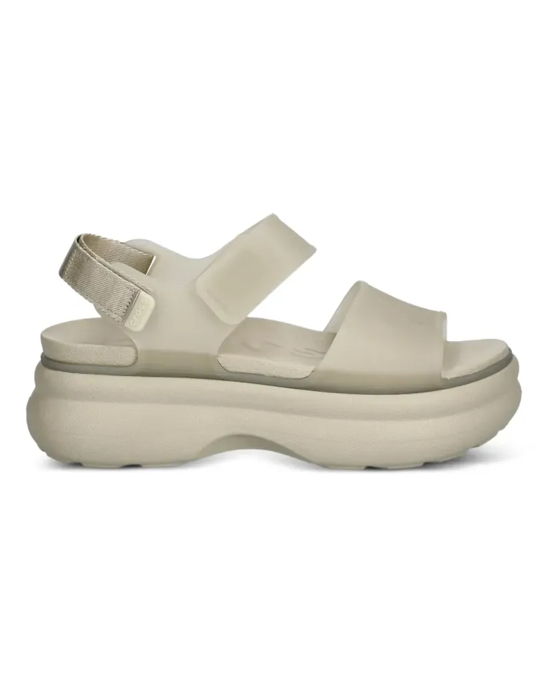 Crocs Soho Frosted Y Strap platform sandals - Nude Nude