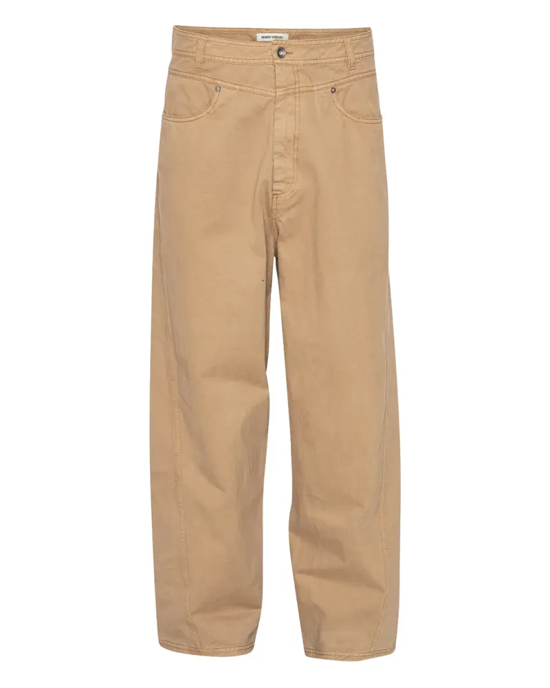 Henrik Vibskov panelled trousers - Nude Nude