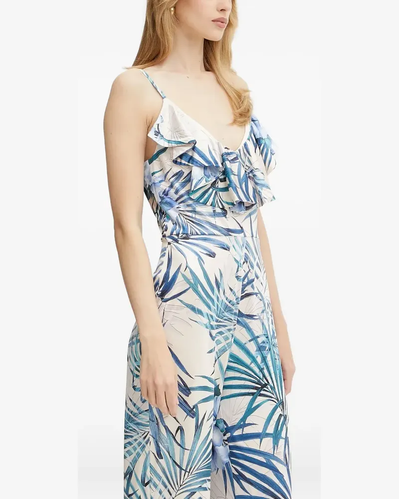 Guess Jumpsuit mit Blumen-Print - Blau Blau