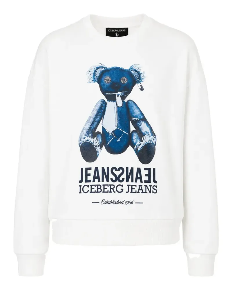 Iceberg logo-print sweatshirt - Weiß Weiß
