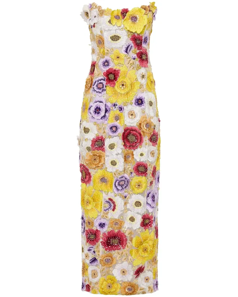 Rachel Gilbert Kira Maxikleid - Gelb Gelb