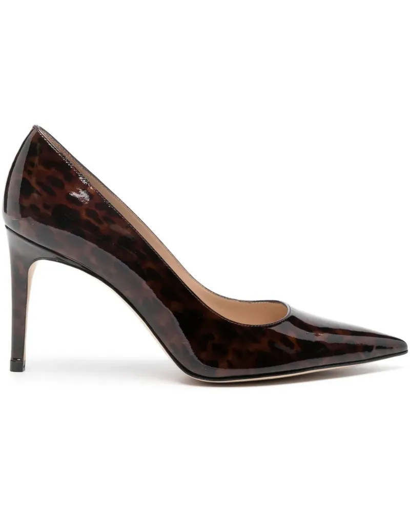 Stuart Weitzman Pumps mit spitzer Kappe 85mm - Braun Braun