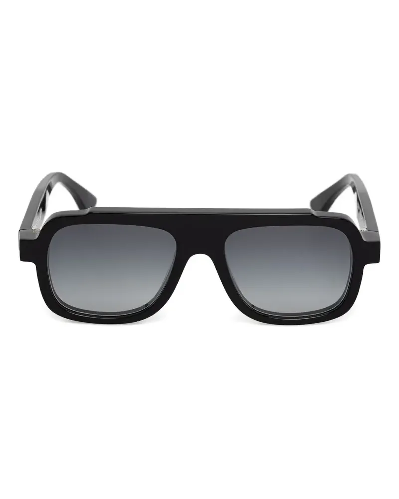 Thierry Lasry Positivy Pilotenbrille - Schwarz Schwarz