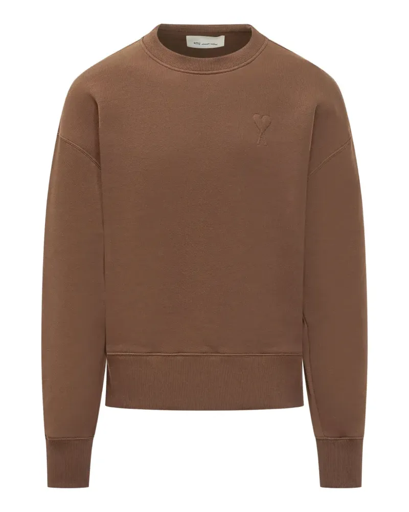 AMI Paris Ami de Coeur Sweatshirt - Braun Braun