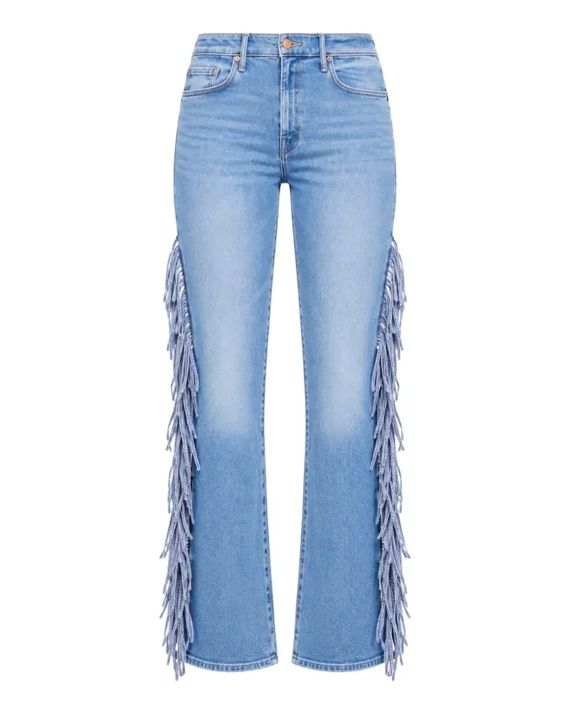 Mother The Fringe Desperado Sneak jeans - Blau Blau
