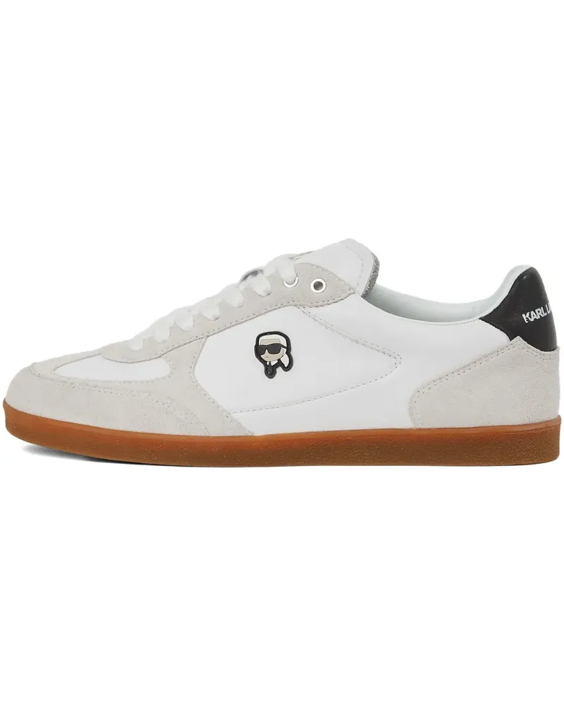 Karl Lagerfeld Kandidate Sneakers mit Logo-Applikation - Weiß Weiß