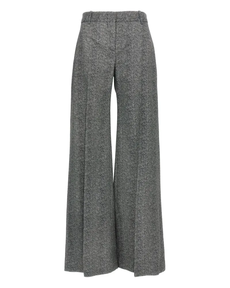 Ermanno Scervino Hose mit Fischgrätenmuster - Grau Grau