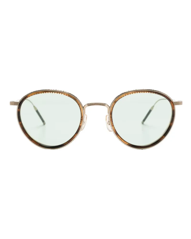 Oliver Peoples TK-8 Sonnenbrille mit rundem Gestell - Braun Braun