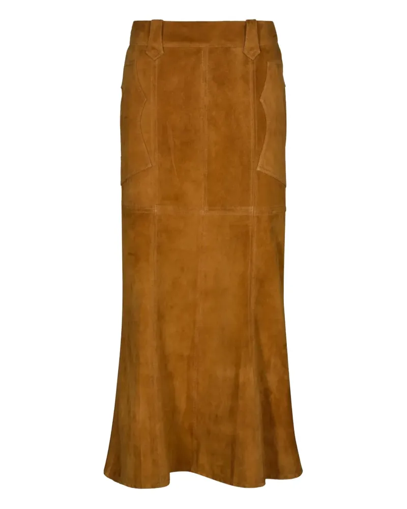 Johanna Ortiz Sundown midi skirt - Braun Braun