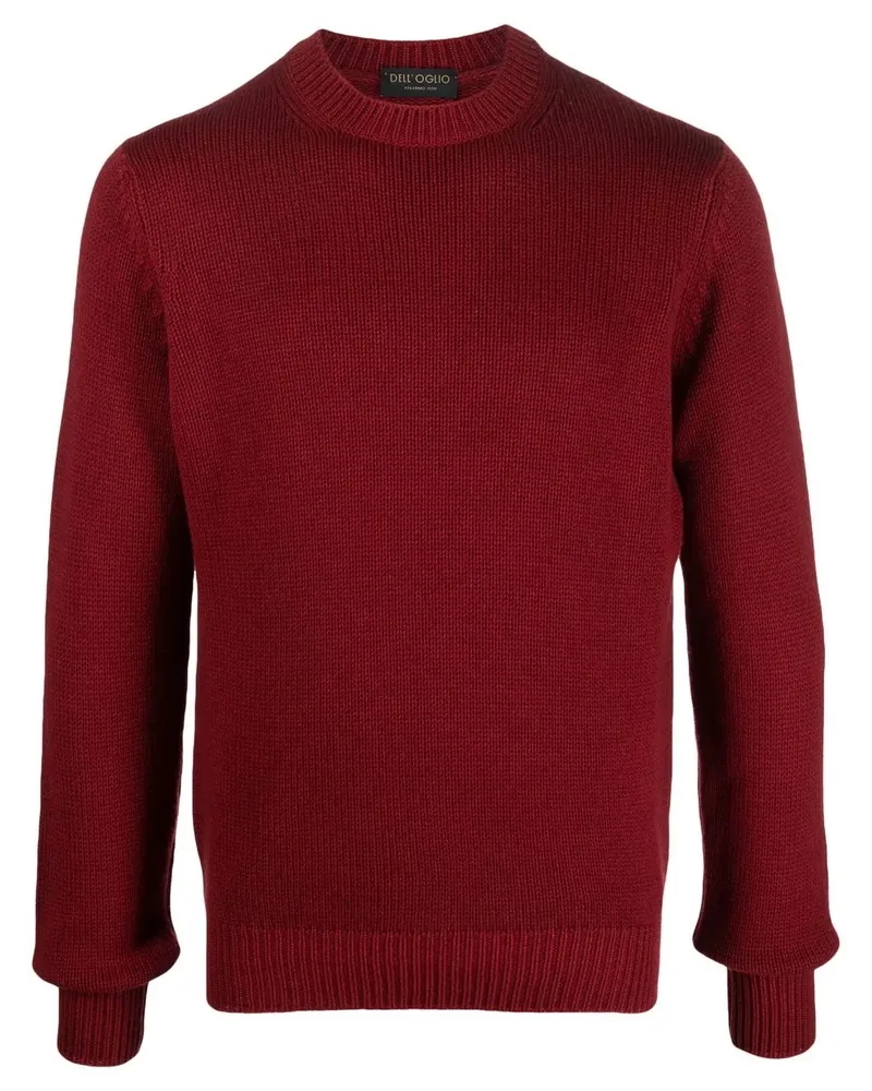 Dell'oglio Strickpullover mit rundem Ausschnitt - Rot Rot