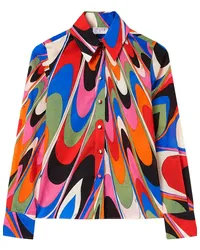 Emilio Pucci Hemd mit Onde-Print Mehrfarbig