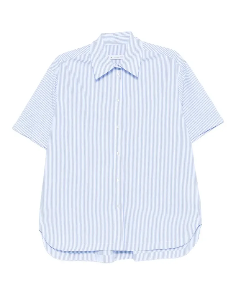 Manuel Ritz striped short-sleeved shirt - Blau Blau