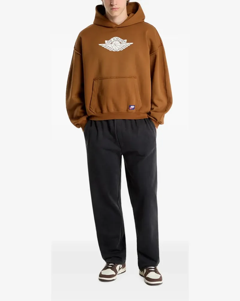 Jordan Flight Wings Hoodie - Braun Braun