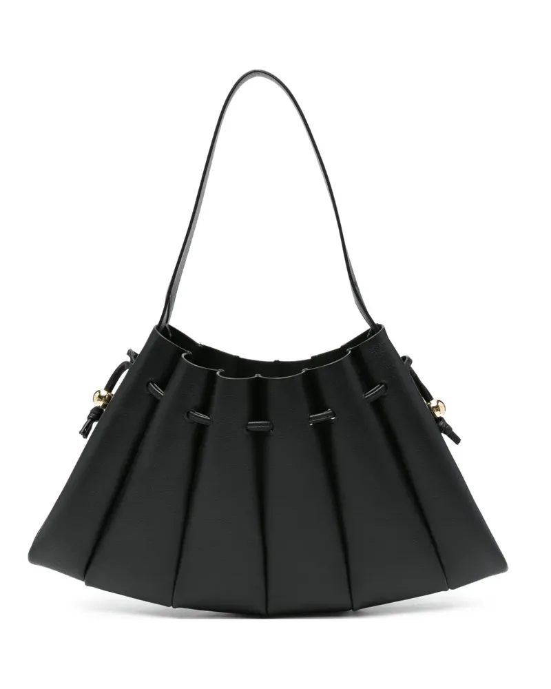 THEMOIRÈ Calipso gathered shoulder bag - Schwarz Schwarz