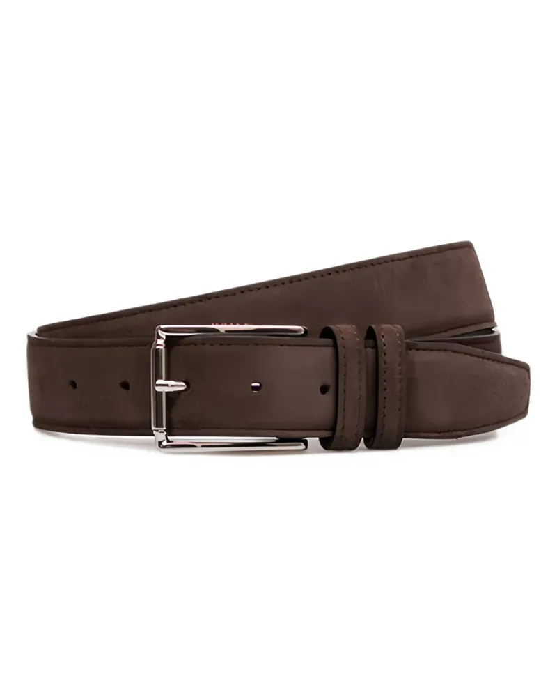 Kiton buckle-fastening belt - Braun Braun