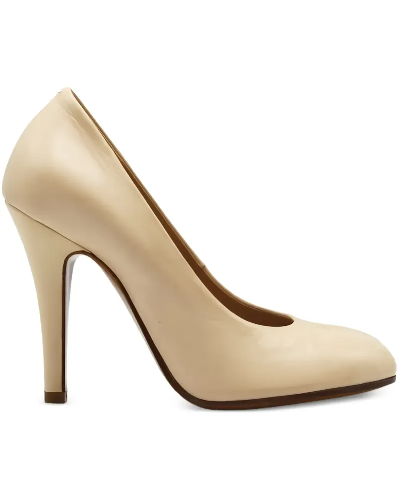 Maison Margiela Pumps mit Schlitz - Nude Nude