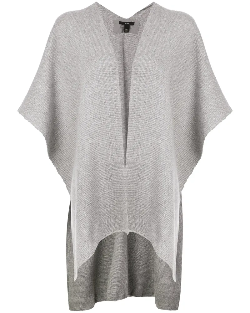 VOZ Gewebtes Cape - Grau Grau