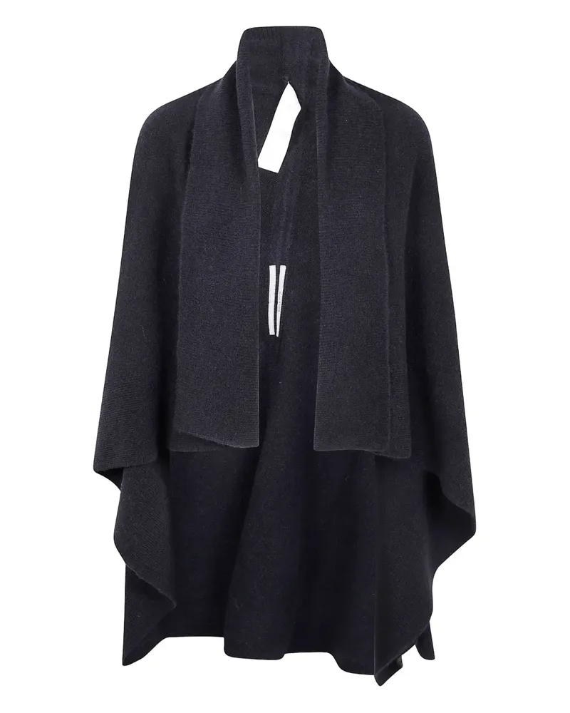 Rick Owens wrap draped wool cardigan - Schwarz Schwarz