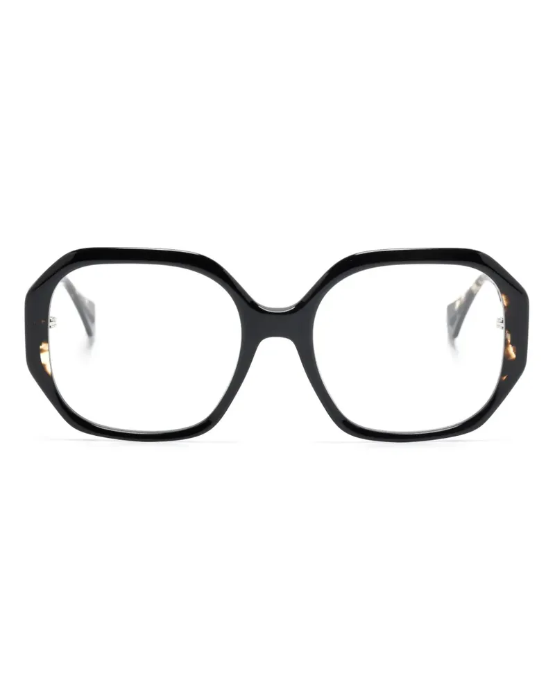 GIGI STUDIOS Sylvie Brille mit eckigem Gestell - Schwarz Schwarz