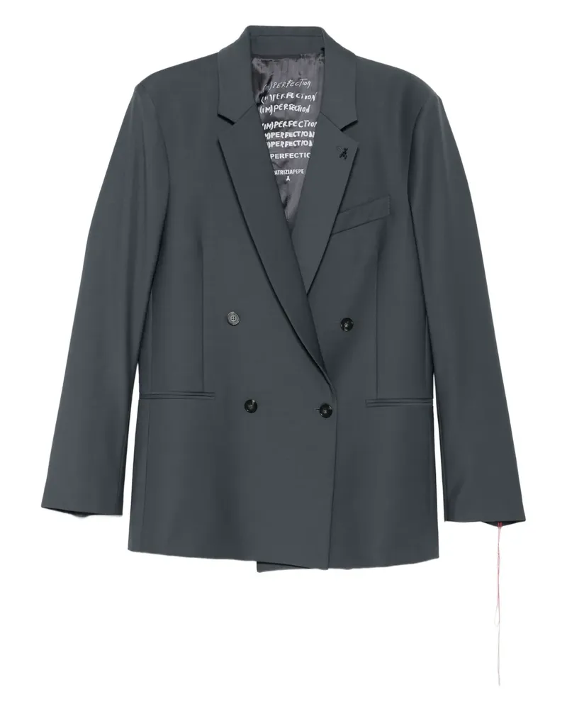 Patrizia Pepe Doppelreihiges Sakko - S754 Mid Grey S754