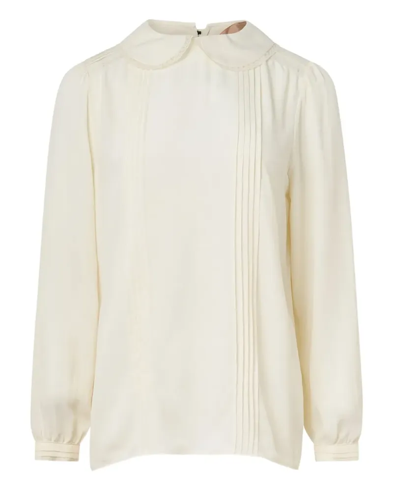 N° 21 peter-pan collar top - Nude Nude