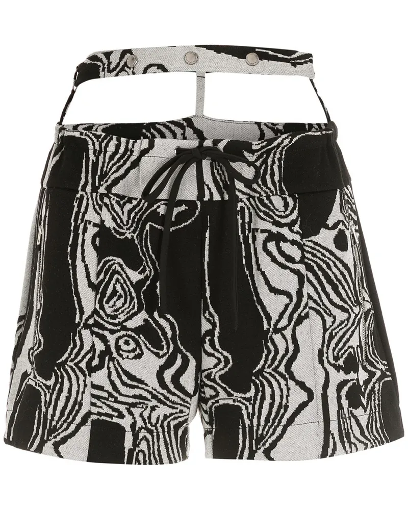 Gloria Coelho Corpo Virtual Shorts - Schwarz Schwarz