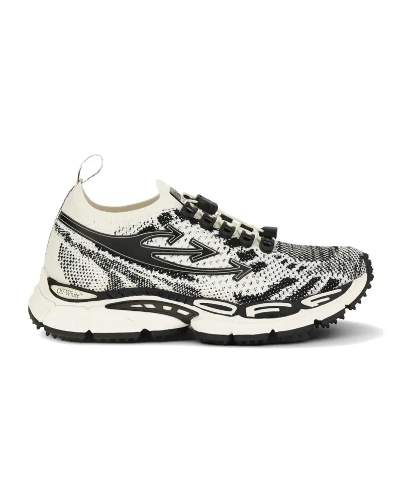 OFF-WHITE Be Right Back knitted logo sneakers - Nude Nude