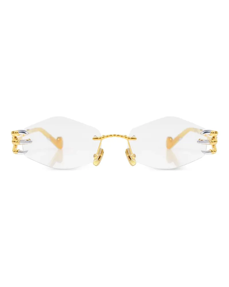 Anna-Karin Karlsson Claw Brille mit geometrischem Gestell - Gold Gold