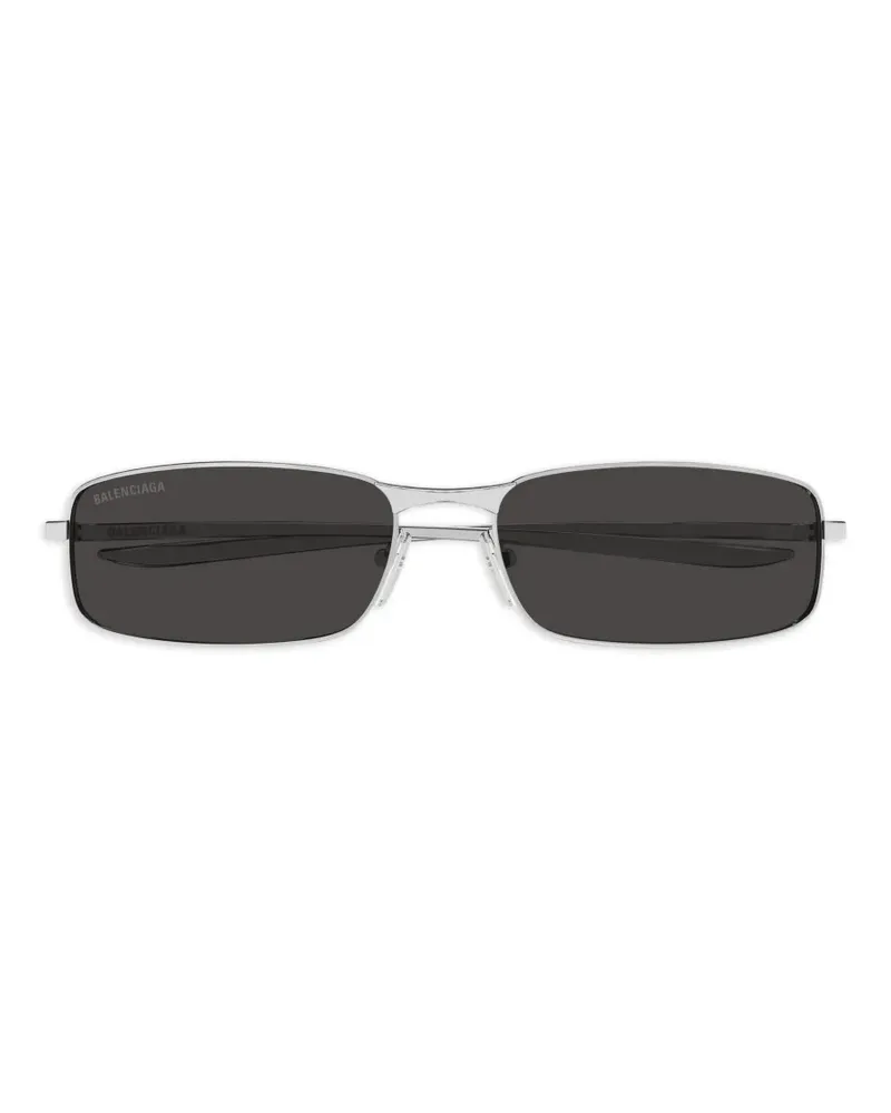 Balenciaga rectangle-frame sunglasses - Silber Silber
