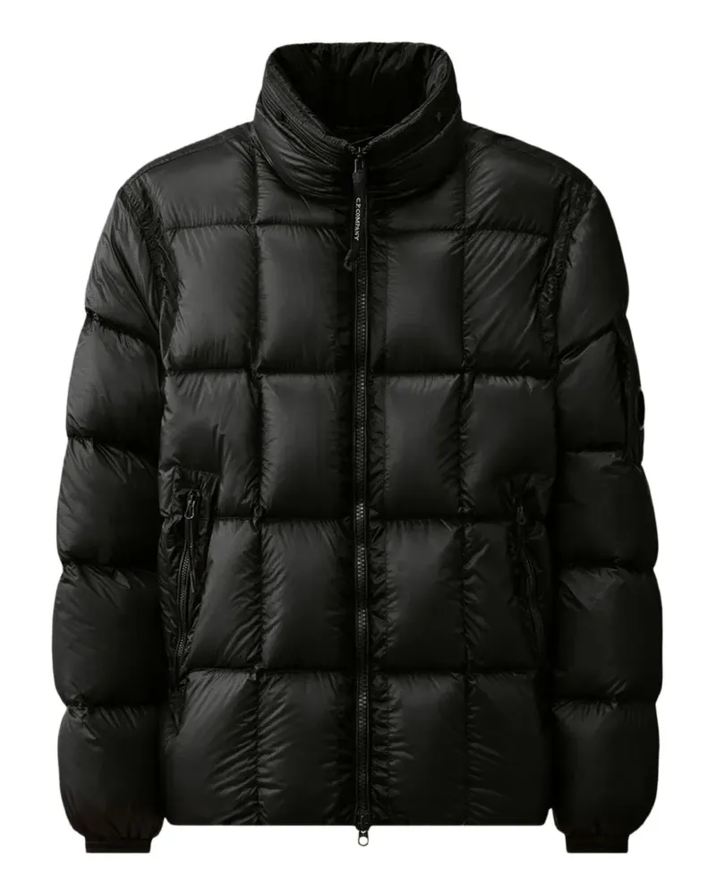 C.P. Company Gesteppte Jacke mit Stehkragen - Schwarz Schwarz