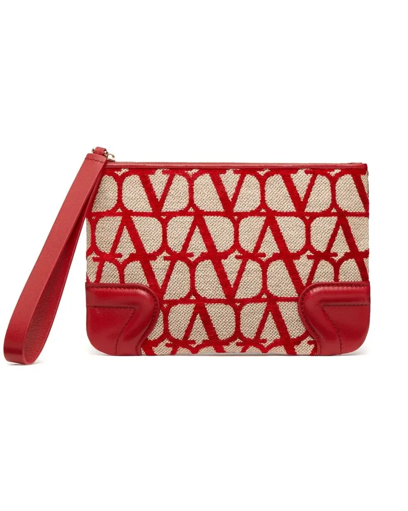 Valentino Garavani VLOGO Signature Clutch - Rot Rot